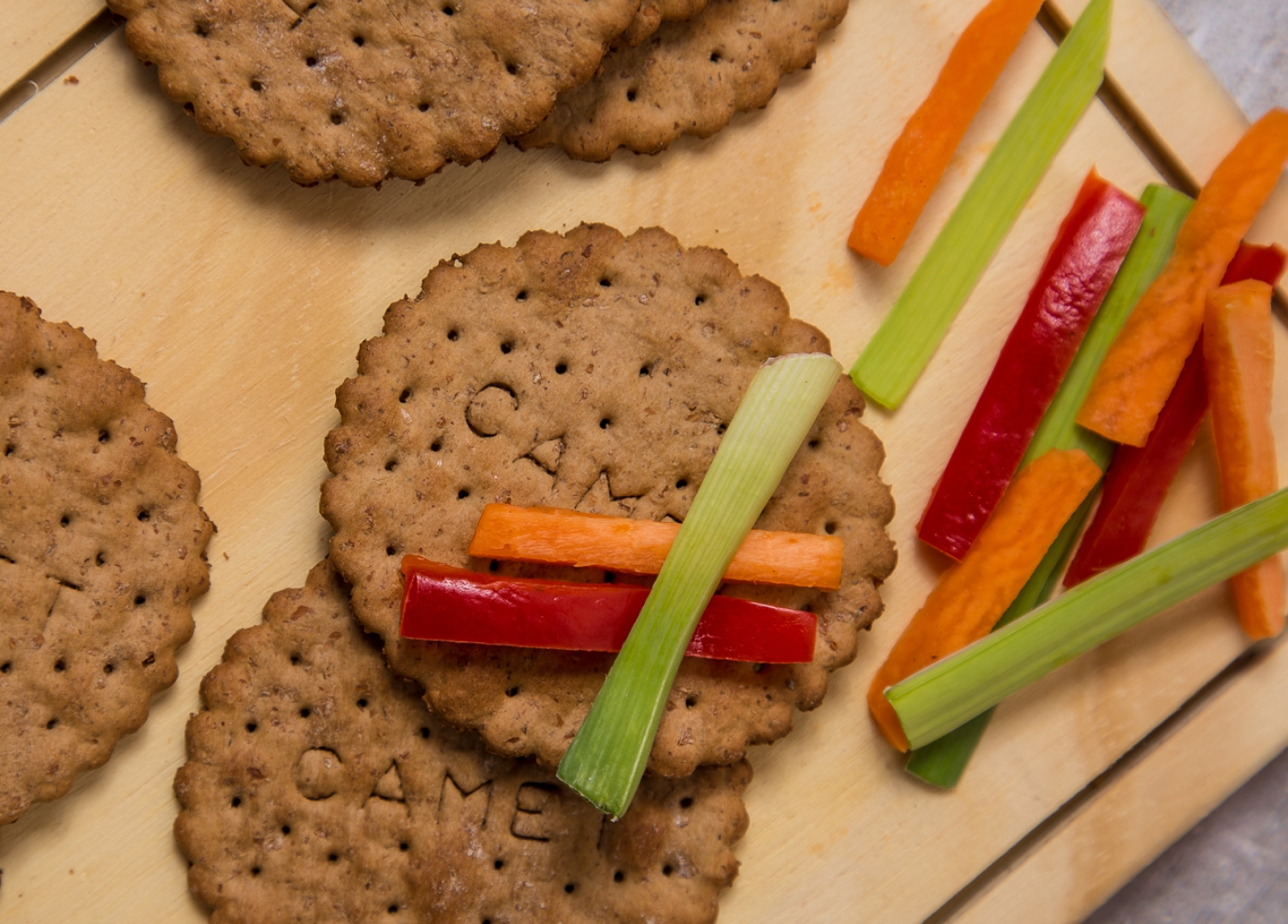 Banner con galletitas sin sal